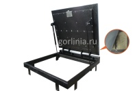 Люк напольный Стелс-КУ 770*900п короб утепленная серия